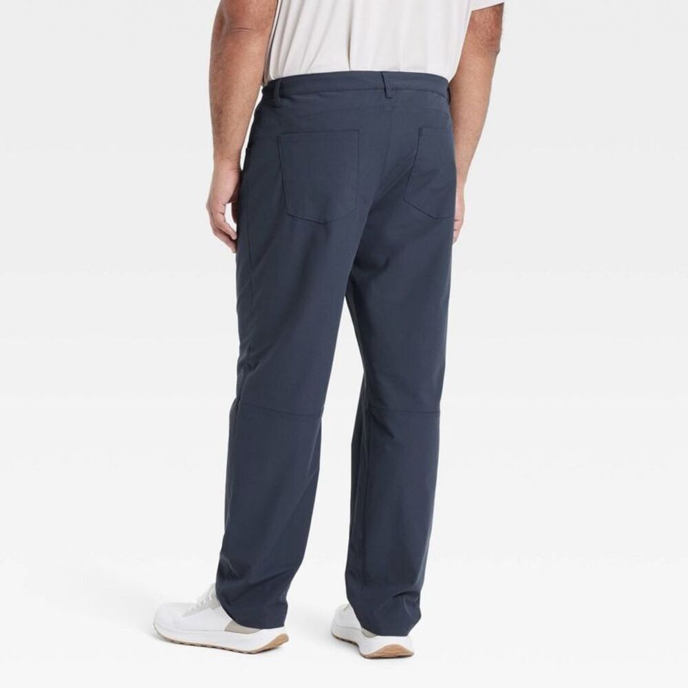 Men's 360 Lifestyle Big Relaxed Fit 5-Pocket Pants - Blue 36x34 - Picture 2 of 4
